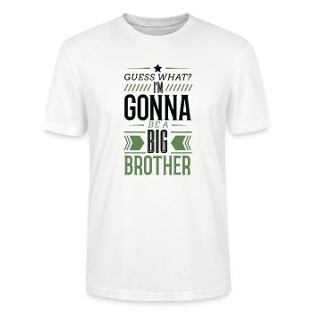 Older brother - Stanley/Stella CRAFTER Unisex Organic T-Shirt - white - Front - Alina (178cm) & Michal (187cm)