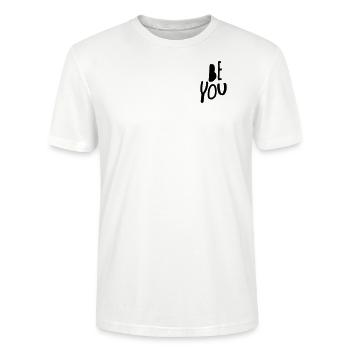 be you - Stanley/Stella CRAFTER Unisex Organic T-Shirt - white - Front - Alina (178cm) & Michal (187cm)