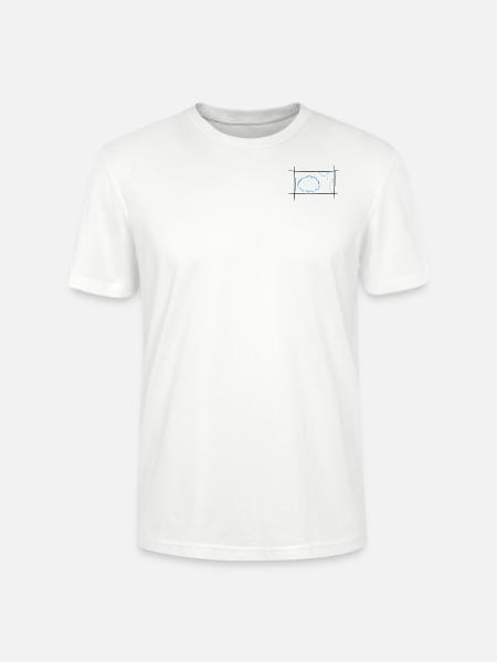 Wolkenbild - Stanley/Stella Unisex Bio-T-Shirt CRAFTER - Weiß