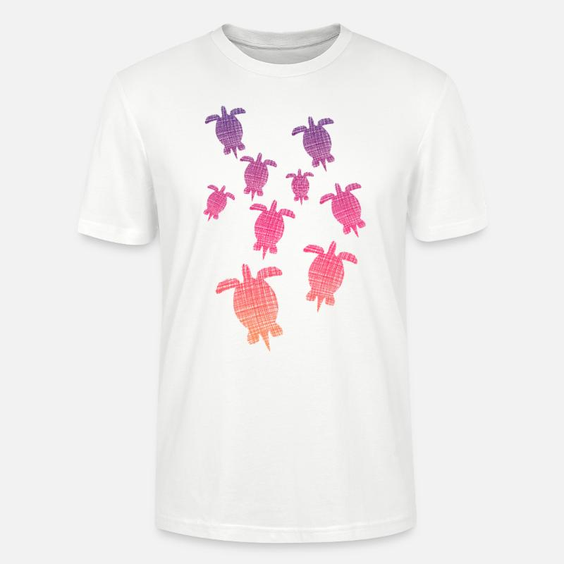 Schildkröten Turtle - Stanley/Stella Unisex Bio-T-Shirt CRAFTER - Weiß