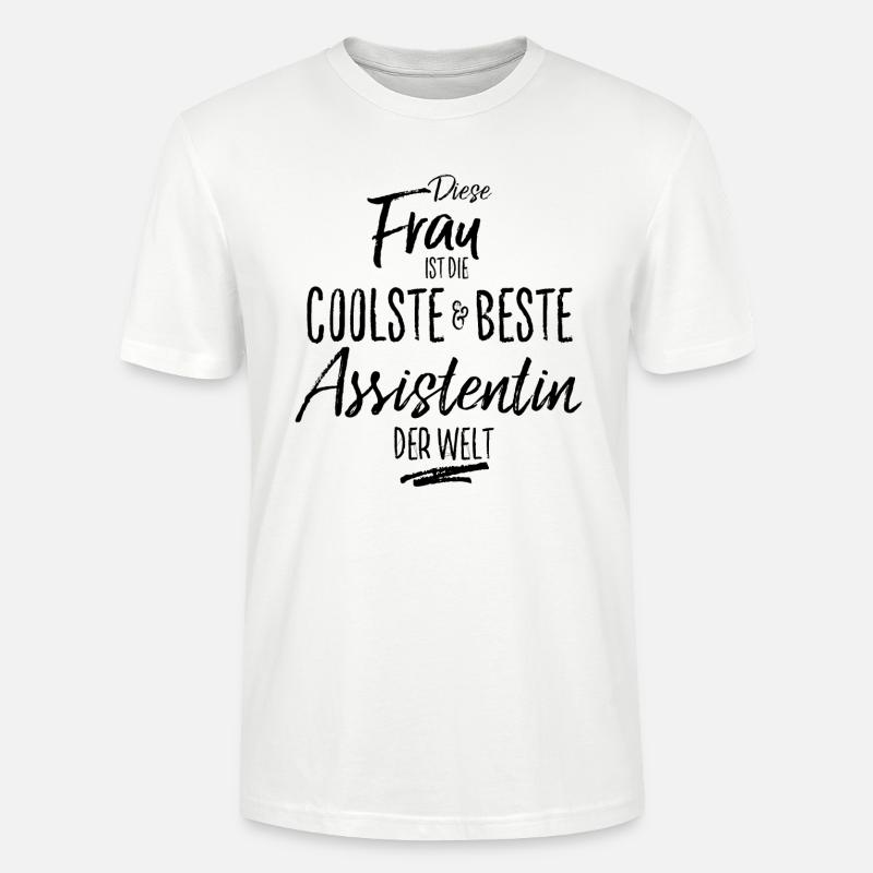 assistentin die Beste (s) - Stanley/Stella Unisex Bio-T-Shirt CRAFTER - Weiß