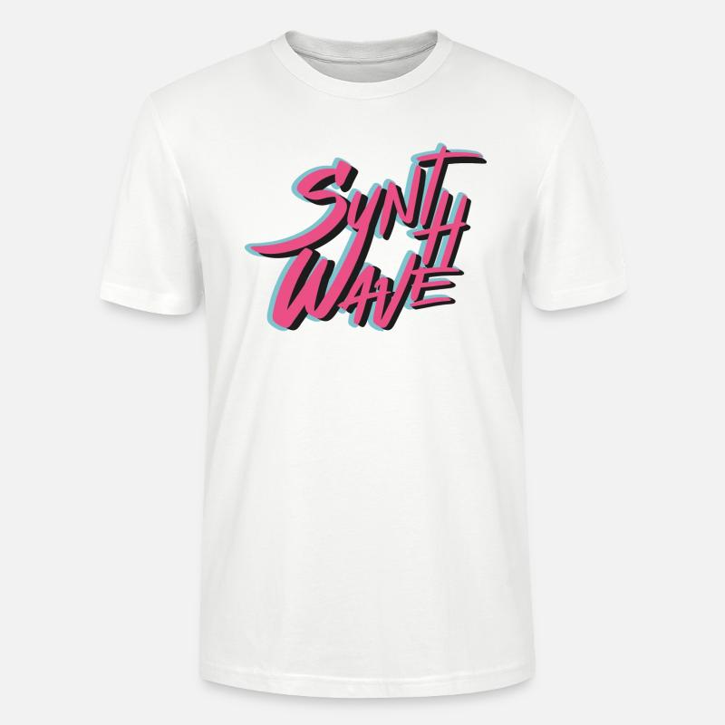 Synthwave - Stanley/Stella Unisex Bio-T-Shirt CRAFTER - Weiß