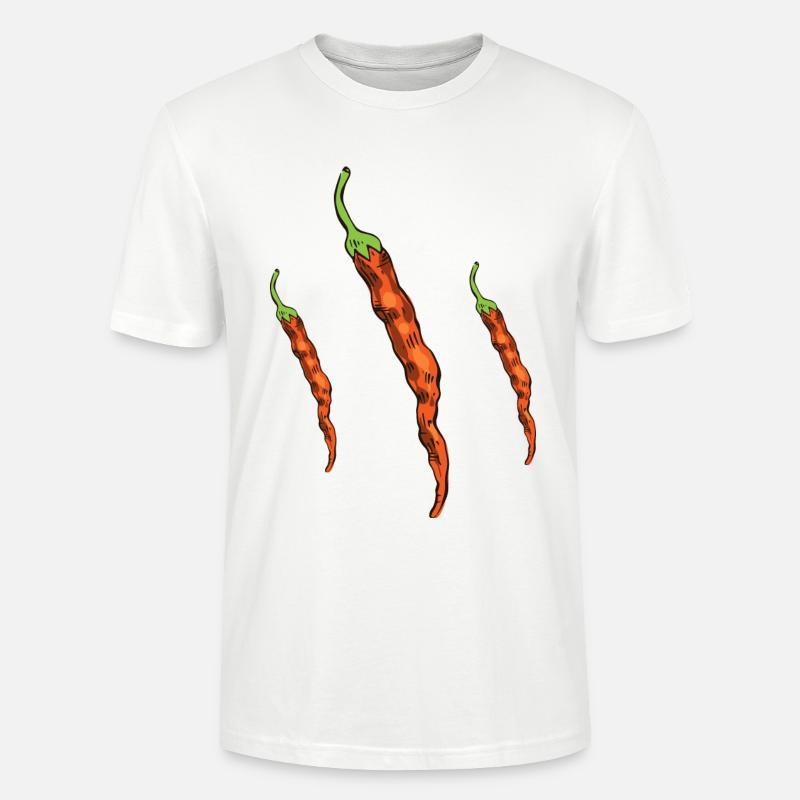 Piments - T-shirt bio CRAFTER Stanley Stella Unisexe - blanc