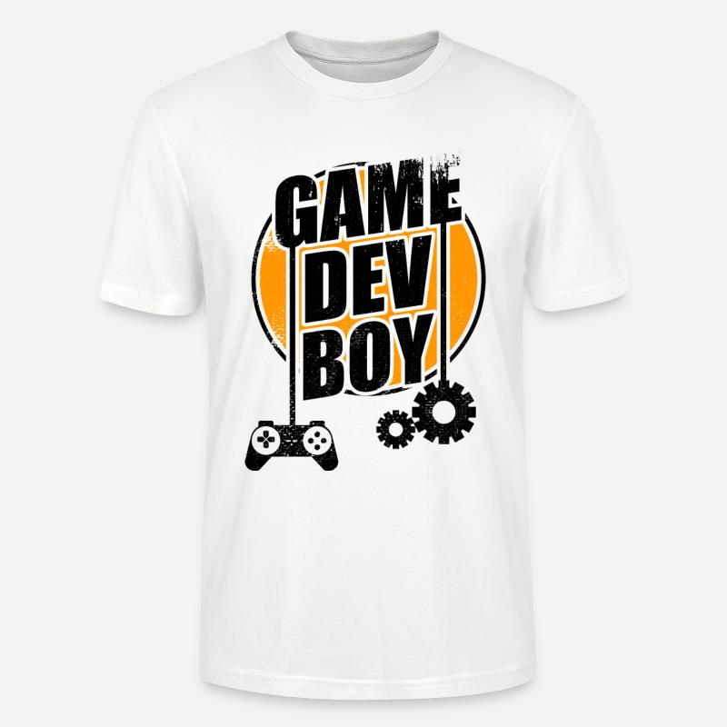 Game Dev Junge - Stanley/Stella Unisex Bio-T-Shirt CRAFTER - Weiß