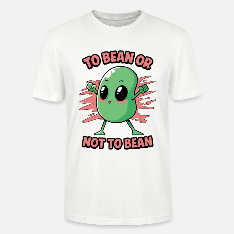 Bohne oder nicht Bohne - Stanley/Stella Unisex Bio-T-Shirt CRAFTER - Weiß