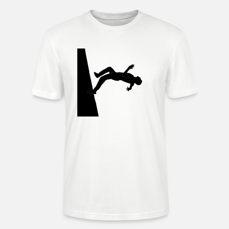 Wallflip - parkour - backflip - tricking skill - T-shirt bio CRAFTER Stanley Stella Unisexe - blanc