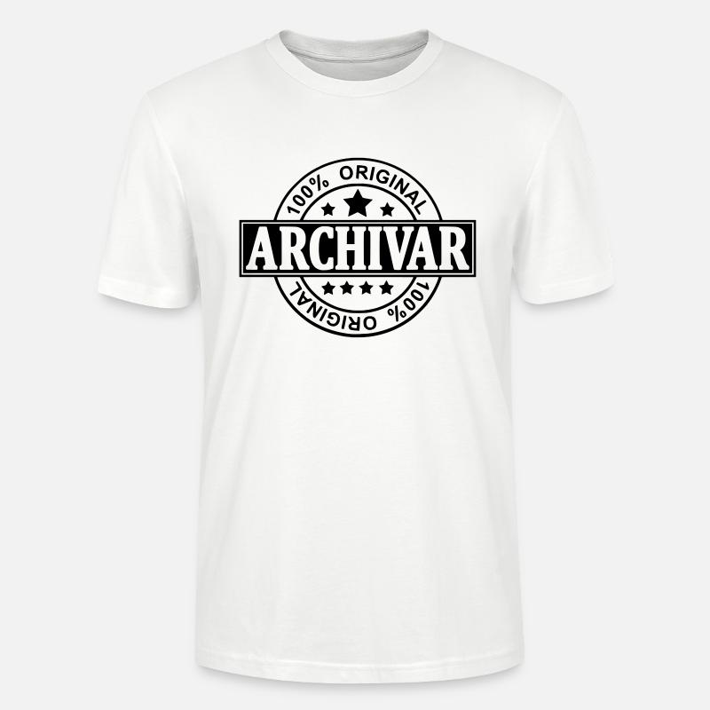 Archivar - Stanley/Stella Unisex Bio-T-Shirt CRAFTER - Weiß