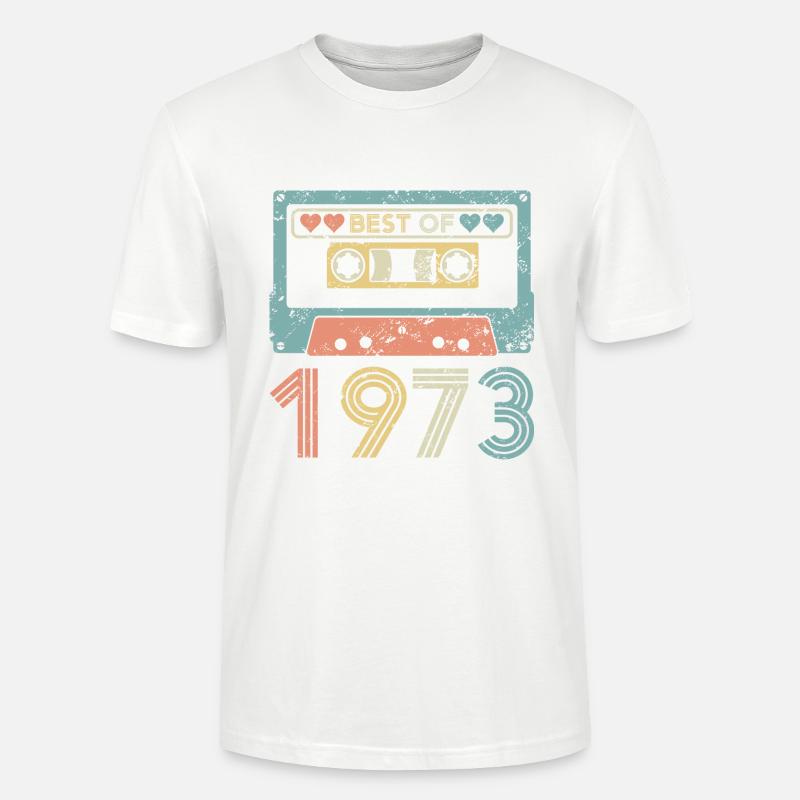 Das Beste von 1973 - Stanley/Stella Unisex Bio-T-Shirt CRAFTER - Weiß