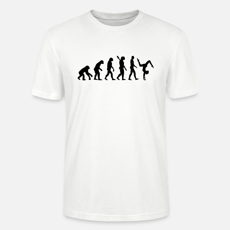 Évolution Gymnastique - T-shirt bio CRAFTER Stanley Stella Unisexe - blanc