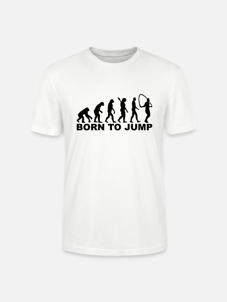 Seilspringen - Stanley/Stella Unisex Bio-T-Shirt CRAFTER - Weiß