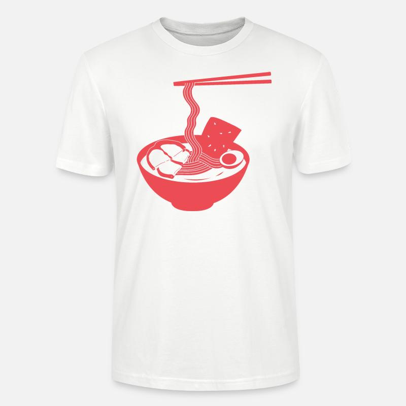 Ramen essen - Stanley/Stella Unisex Bio-T-Shirt CRAFTER - Weiß