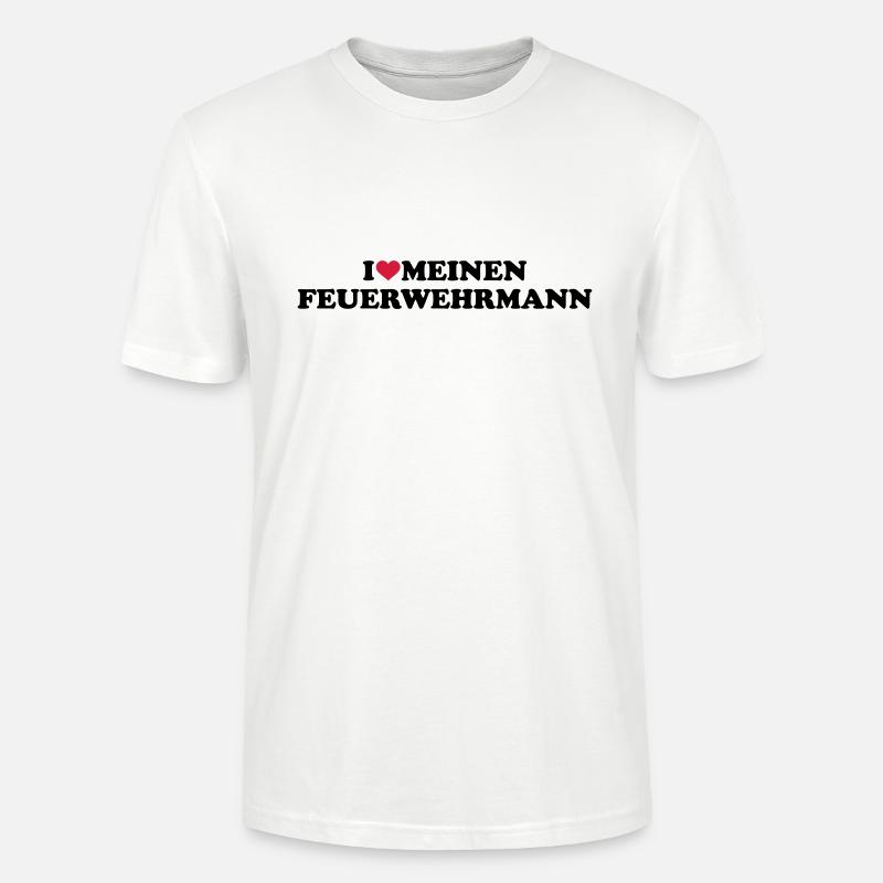 Feuerwehrmann - Stanley/Stella Unisex Bio-T-Shirt CRAFTER - Weiß