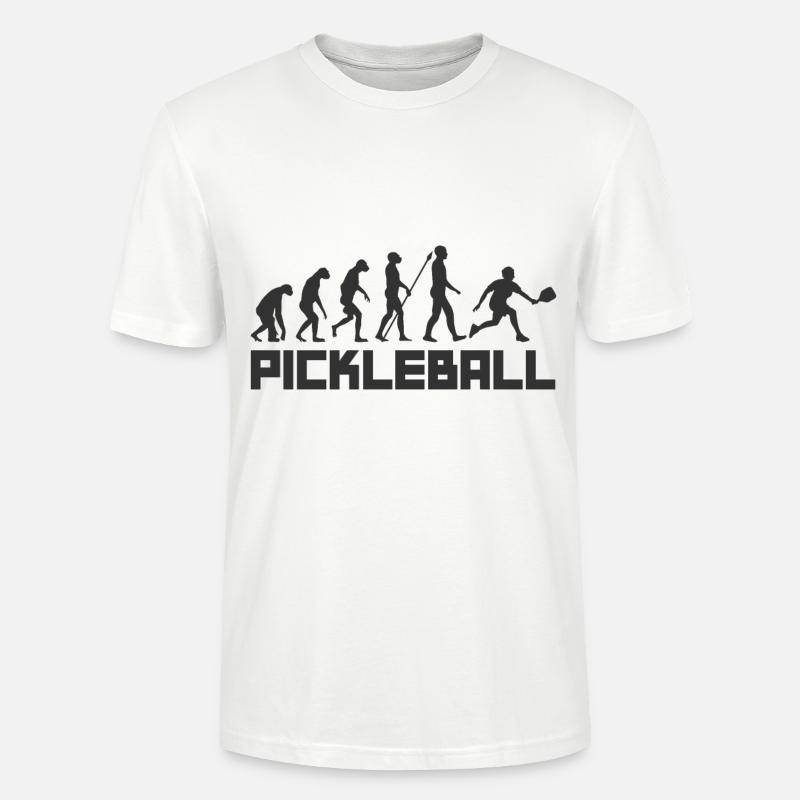 Pickleball Evolution - Stanley/Stella Unisex Bio-T-Shirt CRAFTER - Weiß