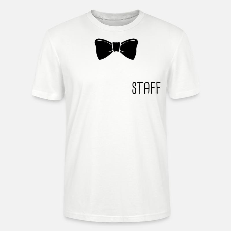 Staff Mitarbeiter Personal Catering Show Kellner - Stanley/Stella Unisex Bio-T-Shirt CRAFTER - Weiß