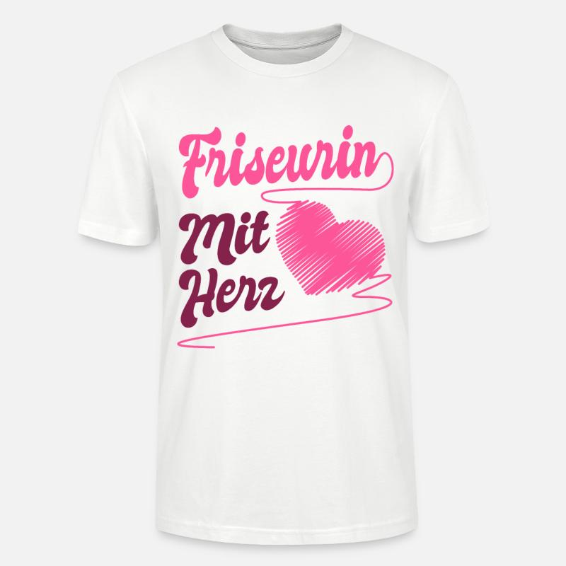 Friseurin - Stanley/Stella Unisex Bio-T-Shirt CRAFTER - Weiß