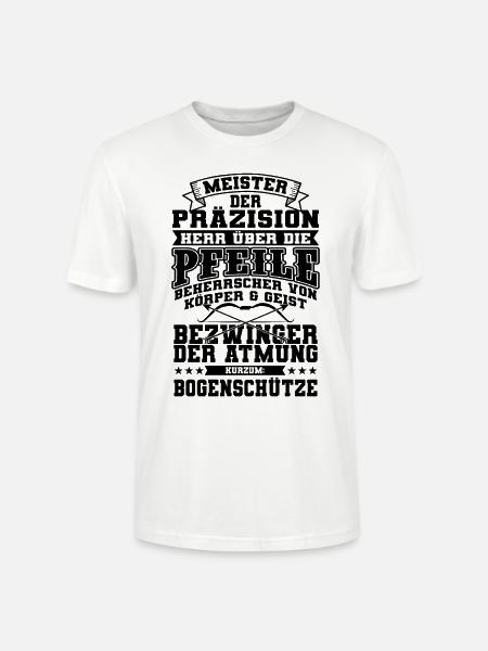 Bogenschütze - Stanley/Stella Unisex Bio-T-Shirt CRAFTER - Weiß