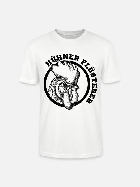 Hühner Flüsterer - Stanley/Stella Unisex Bio-T-Shirt CRAFTER - Weiß