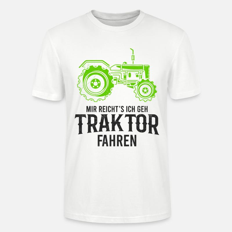 Traktor - Stanley/Stella Unisex Bio-T-Shirt CRAFTER - Weiß