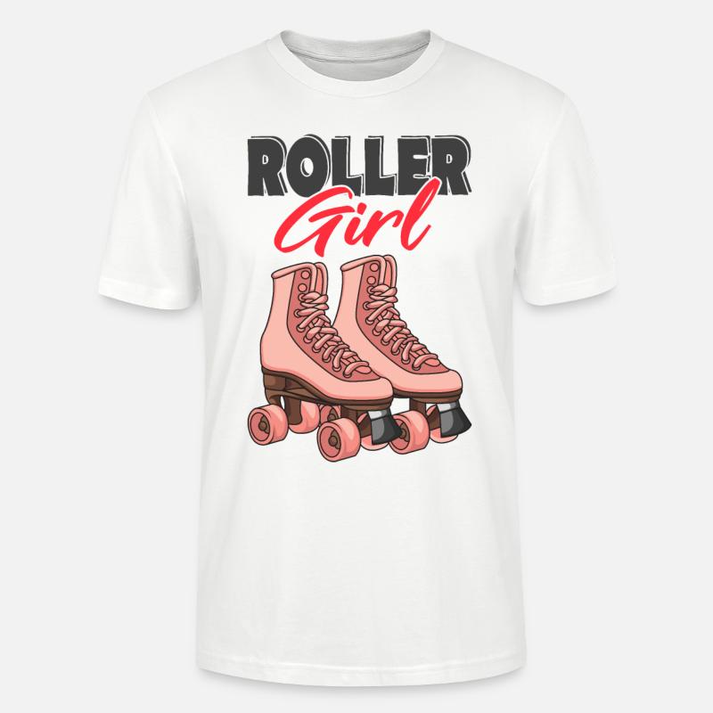 Rollschuhe - Stanley/Stella Unisex Bio-T-Shirt CRAFTER - Weiß