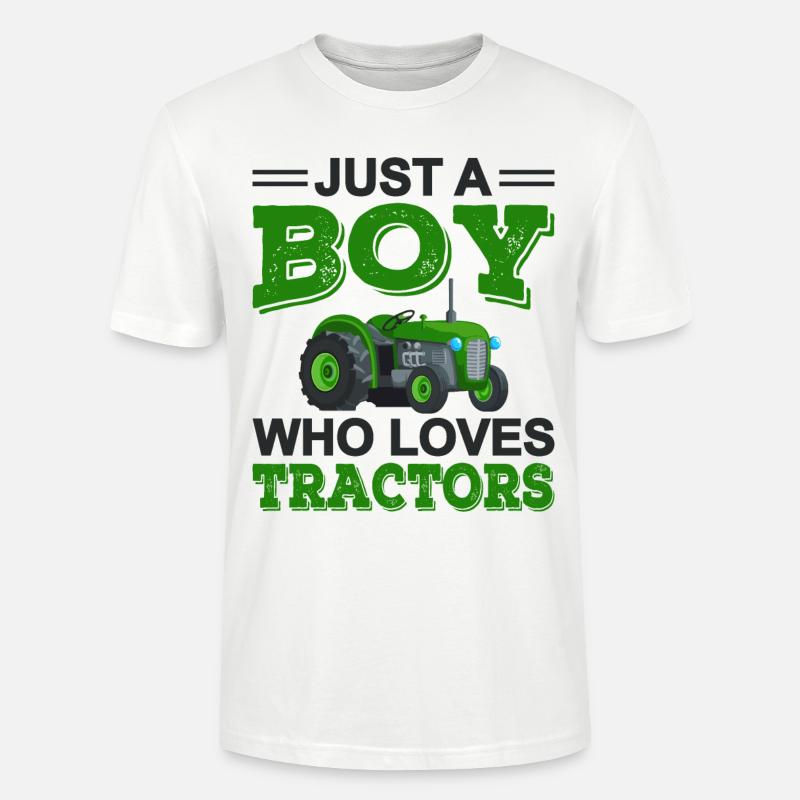 Traktor - Stanley/Stella Unisex Bio-T-Shirt CRAFTER - Weiß