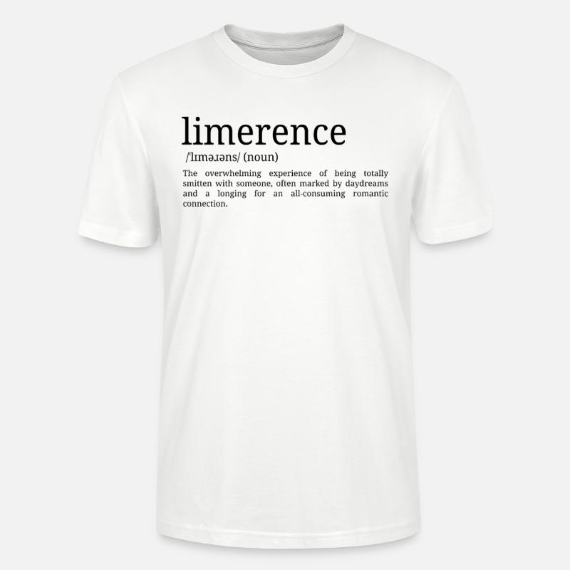 Limerence - Wörterbuch Definition - Stanley/Stella Unisex Bio-T-Shirt CRAFTER - Weiß
