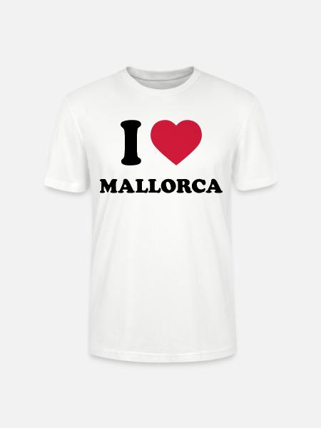 I Heart Mallorca - Stanley/Stella Unisex Bio-T-Shirt CRAFTER - Weiß