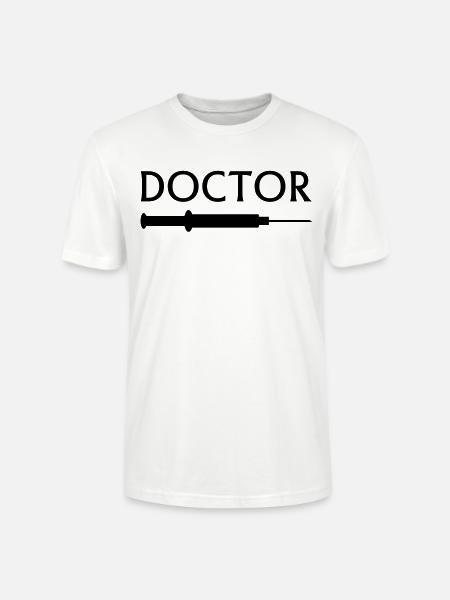 doctor - Stanley/Stella CRAFTER Unisex Organic T-Shirt - white