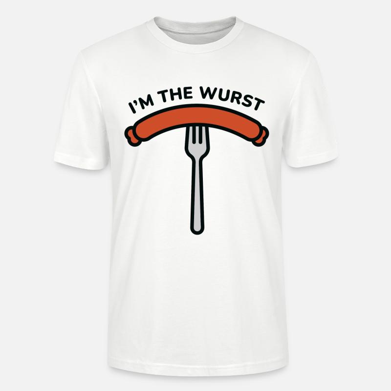 Ich bin die Wurst - Stanley/Stella Unisex Bio-T-Shirt CRAFTER - Weiß