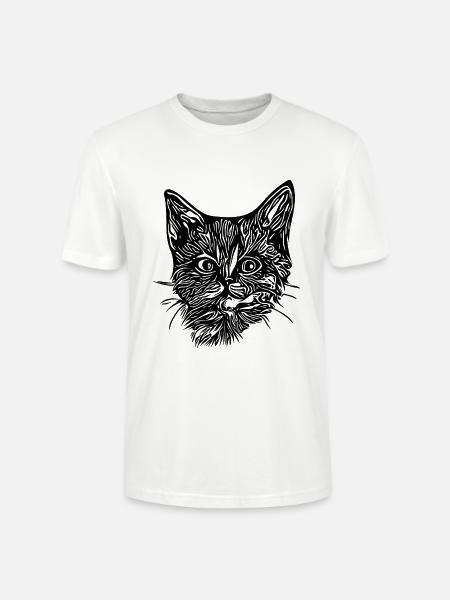 Cute cute kitten - Stanley/Stella CRAFTER Unisex Organic T-Shirt - white