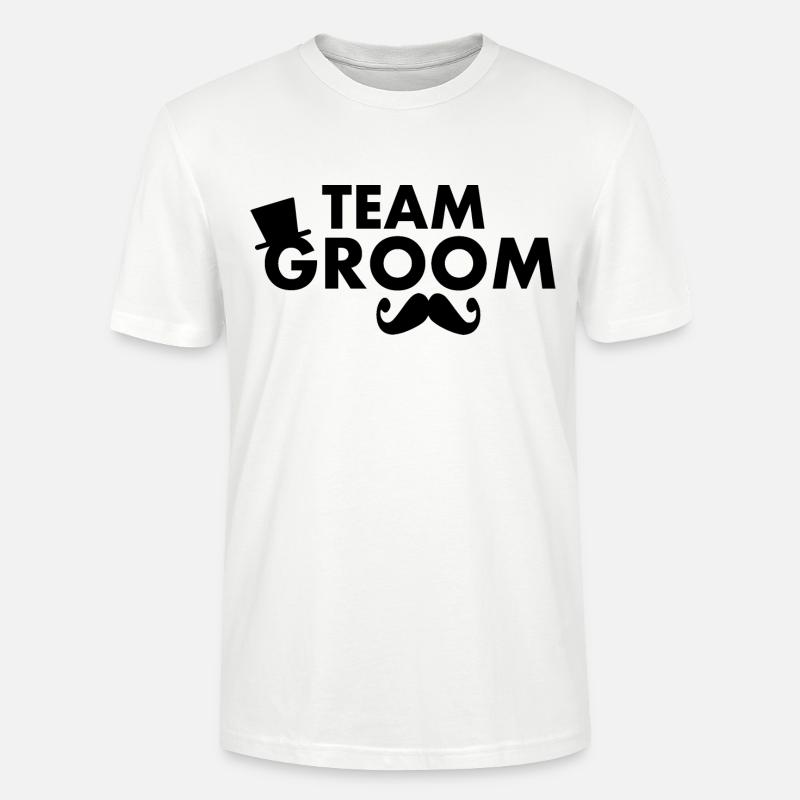 Team groom - Stanley/Stella Unisex Bio-T-Shirt CRAFTER - Weiß