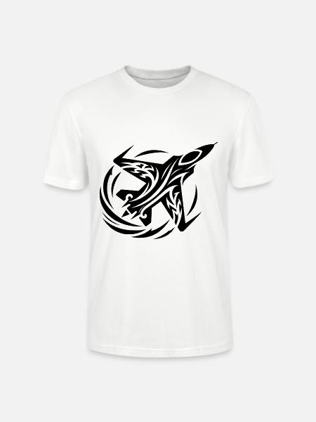 Modellflugzeug ferngesteuertes Kampfflugzeug - Stanley/Stella Unisex Bio-T-Shirt CRAFTER - Weiß
