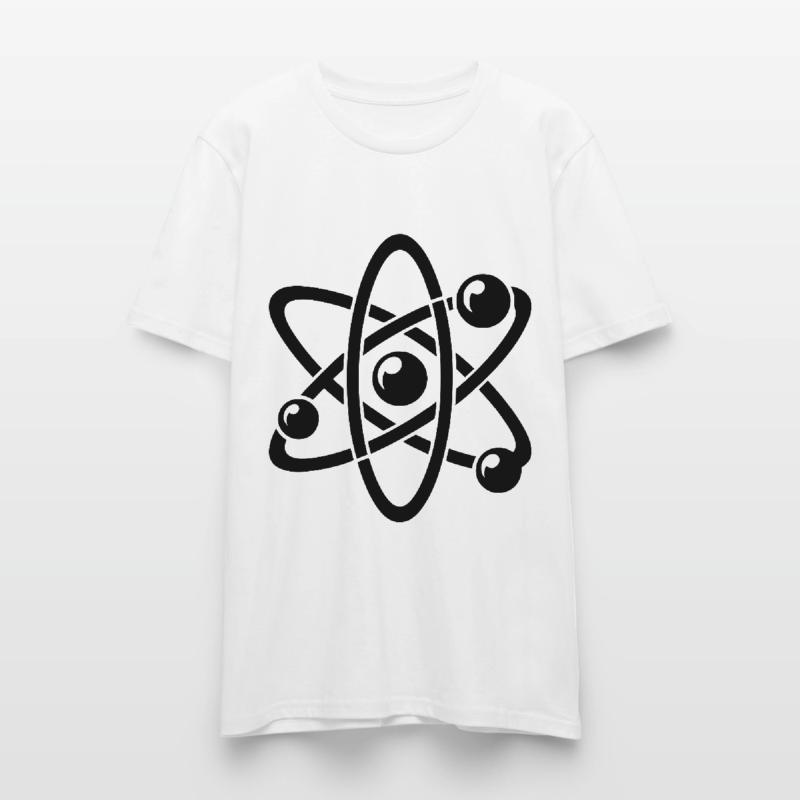 Atomic Nucleus Physics Atom Electron Atomic Model Stanley/Stella CRAFTER Unisex Organic T-Shirt