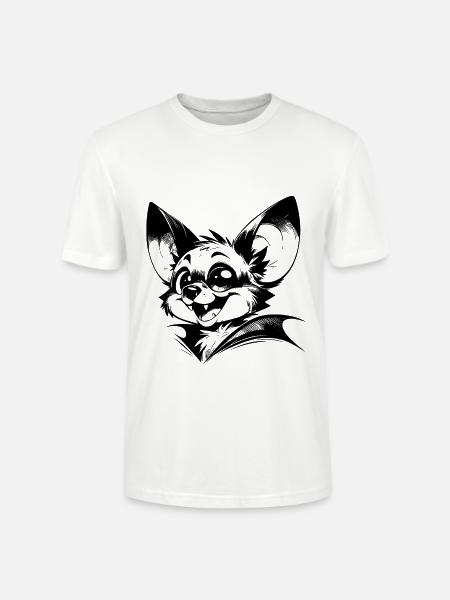Kids Bat Vampire Baby Drawing - Stanley/Stella CRAFTER Unisex Organic T-Shirt - white