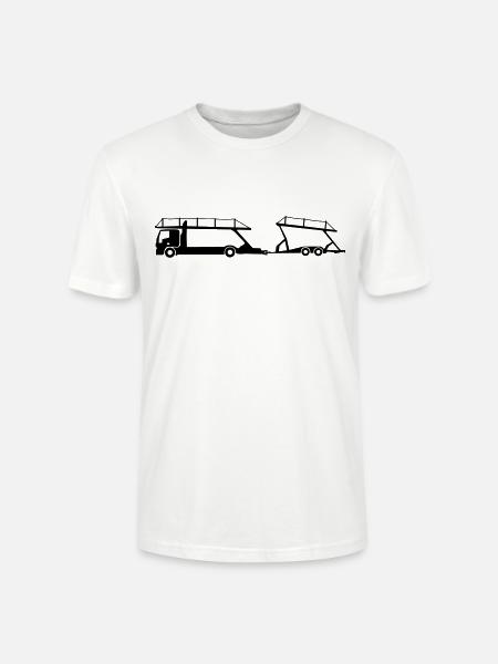 Beförderung Autotransporter_b1 - Stanley/Stella Unisex Bio-T-Shirt CRAFTER - Weiß