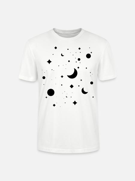 Sternenhimmel - Stanley/Stella Unisex Bio-T-Shirt CRAFTER - Weiß