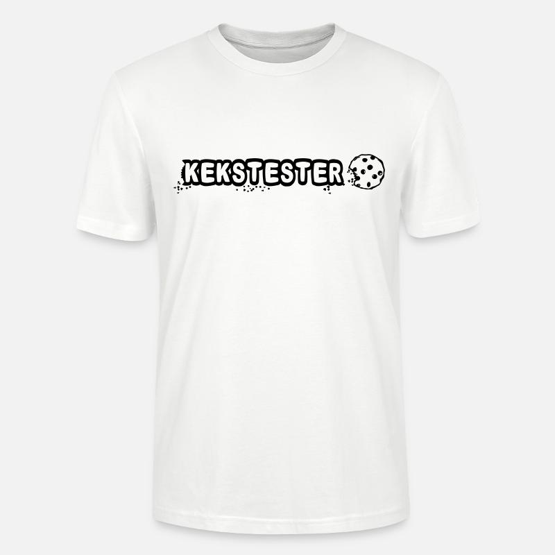 Kekstester Spruch mit Cookie - Stanley/Stella Unisex Bio-T-Shirt CRAFTER - Weiß