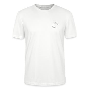 Cat L.O.V.E. - Stanley/Stella CRAFTER Unisex Organic T-Shirt - white - Front - Alina (178cm) & Michal (187cm)