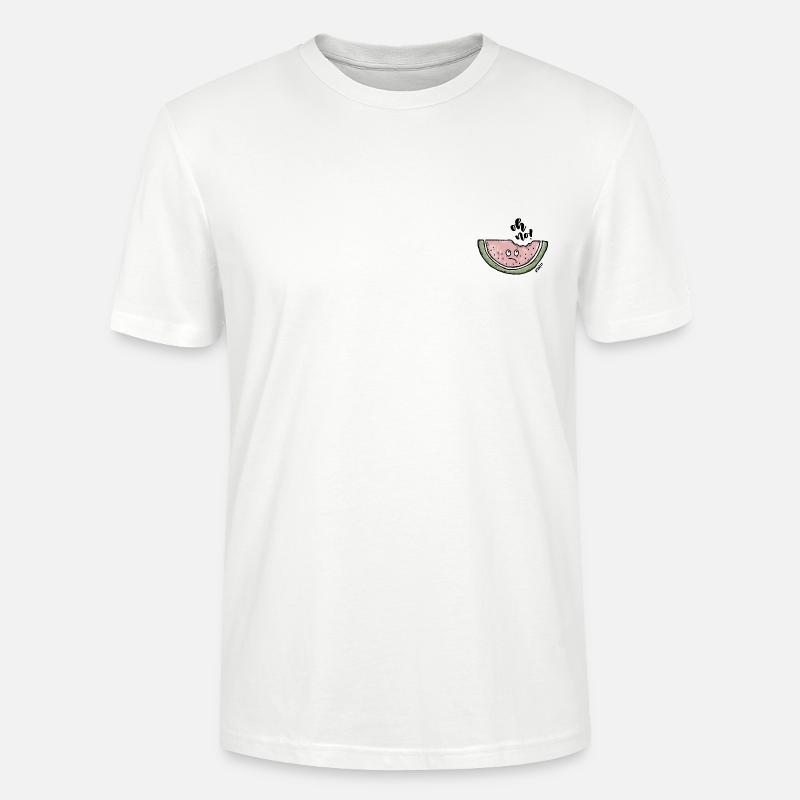 Pastèque - T-shirt bio CRAFTER Stanley Stella Unisexe - blanc