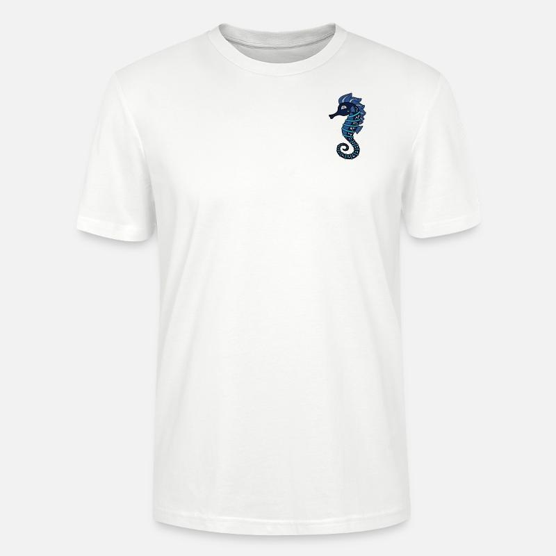 Seepferdchen Logo - Stanley/Stella Unisex Bio-T-Shirt CRAFTER - Weiß