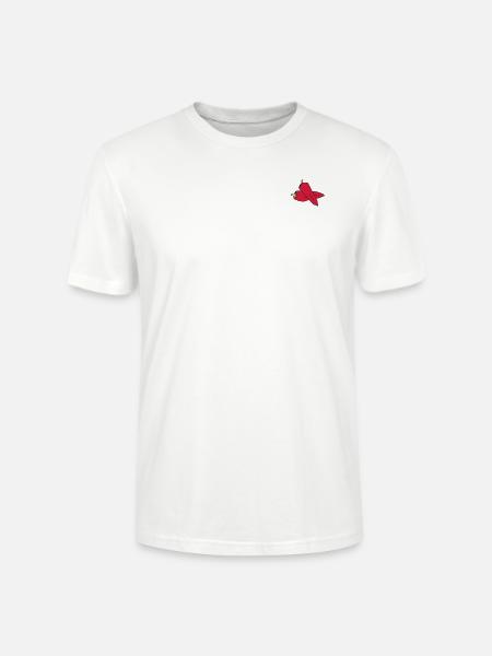 paprika - Stanley/Stella CRAFTER Unisex Organic T-Shirt - white