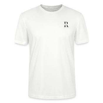 RACE- vêtements tendances et pratiques - T-shirt bio CRAFTER Stanley Stella Unisexe - blanc - Devant - Alina (178cm) & Michal (187cm)