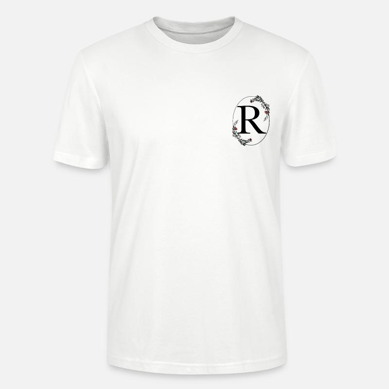 Buchstabe R - Stanley/Stella Unisex Bio-T-Shirt CRAFTER - Weiß