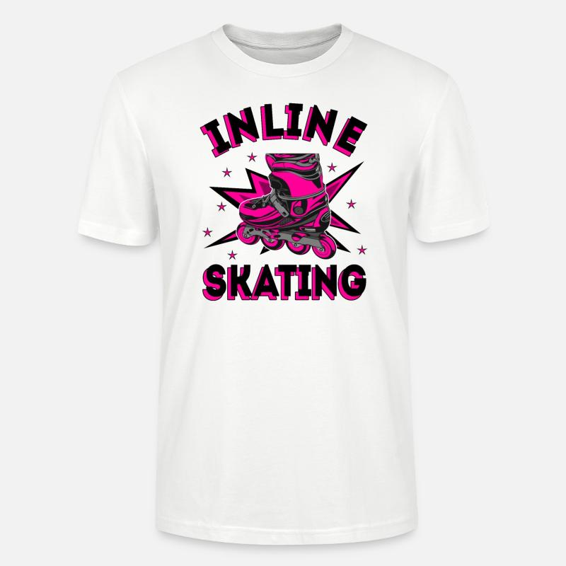 Inline Skating Inline-Skates - Stanley/Stella Unisex Bio-T-Shirt CRAFTER - Weiß