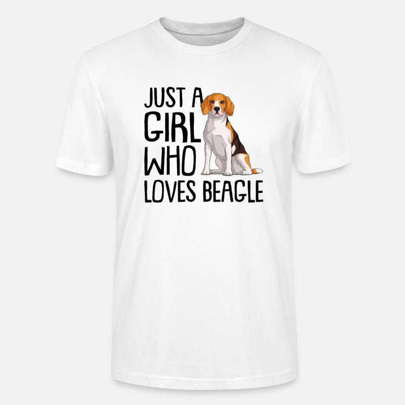 Beagle - Stanley/Stella Unisex Bio-T-Shirt CRAFTER - Weiß