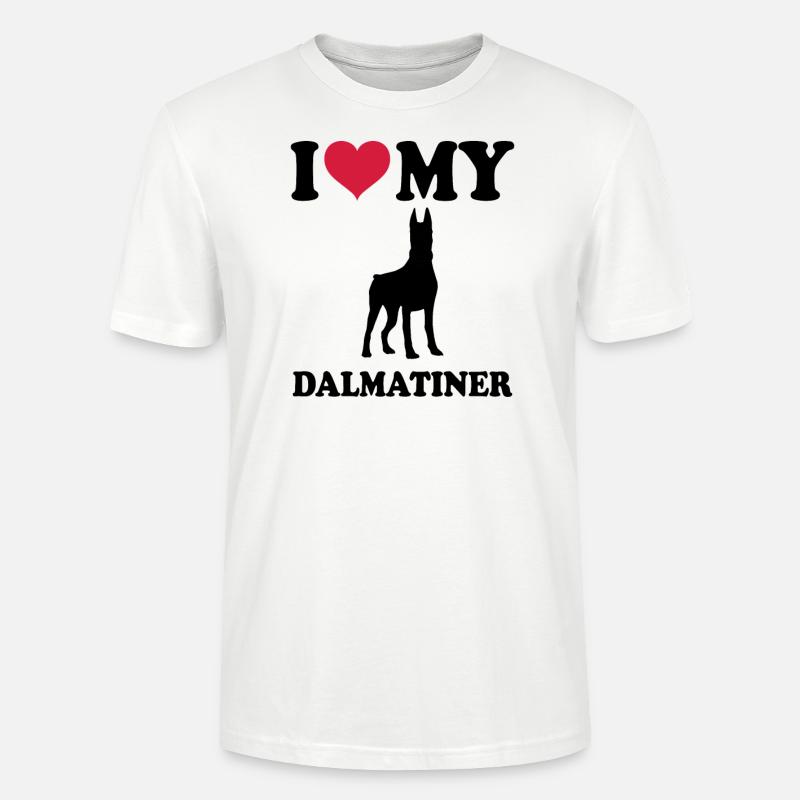 Dobermann - Stanley/Stella Unisex Bio-T-Shirt CRAFTER - Weiß