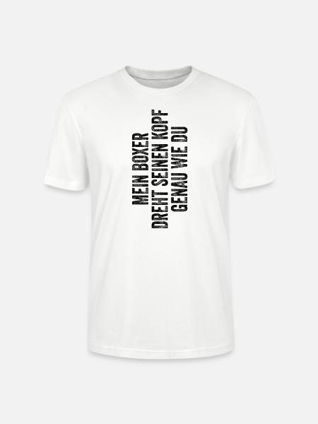 Deutscher Boxer - Stanley/Stella Unisex Bio-T-Shirt CRAFTER - Weiß