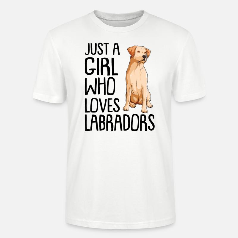 Labrador - Stanley/Stella Unisex Bio-T-Shirt CRAFTER - Weiß