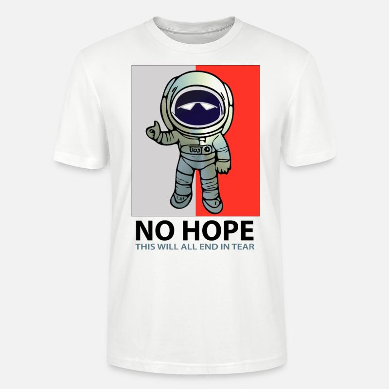 Pas d’espoir avec Astronaut - T-shirt bio CRAFTER Stanley Stella Unisexe - blanc