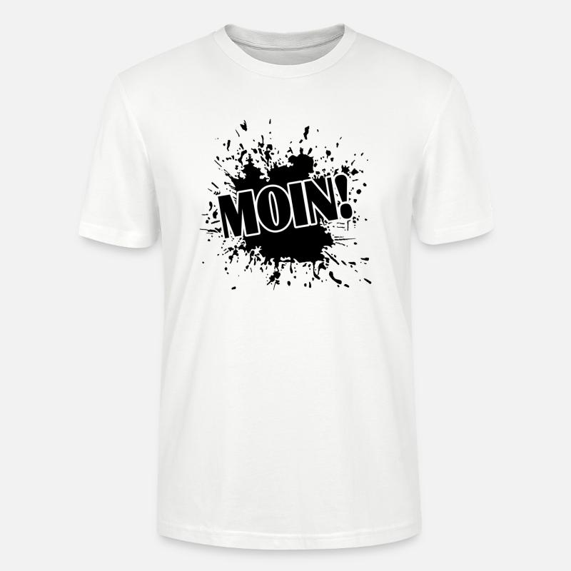 Moin moin - Stanley/Stella Unisex Bio-T-Shirt CRAFTER - Weiß