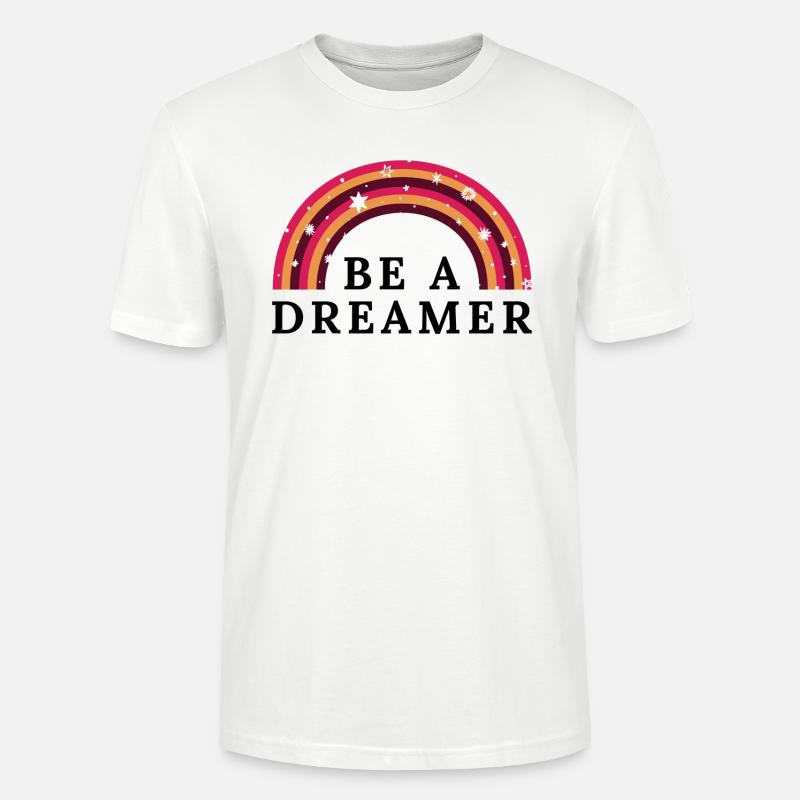 Sei ein Träumer - Stanley/Stella Unisex Bio-T-Shirt CRAFTER - Weiß